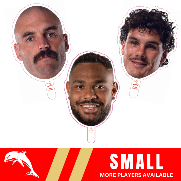 Dolphins Player Head Cutouts - SMALL