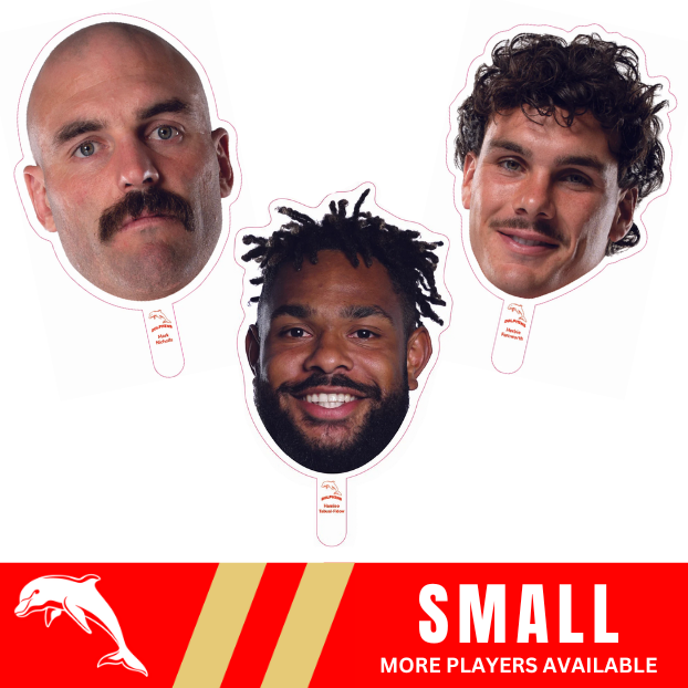Dolphins Player Head Cutouts - SMALL