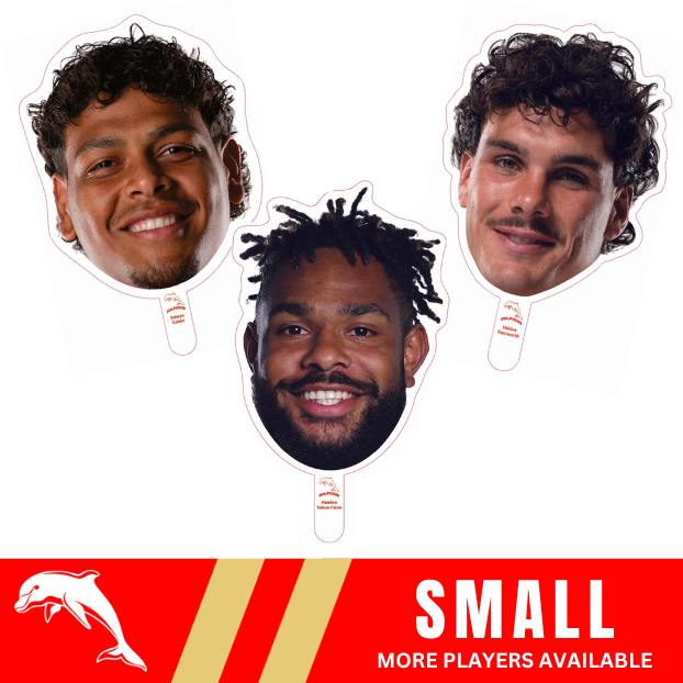 Dolphins Player Head Cutouts - SMALL