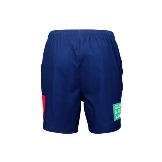 Parramatta Eels 2025 Mens Players Training Shorts - Navy Back