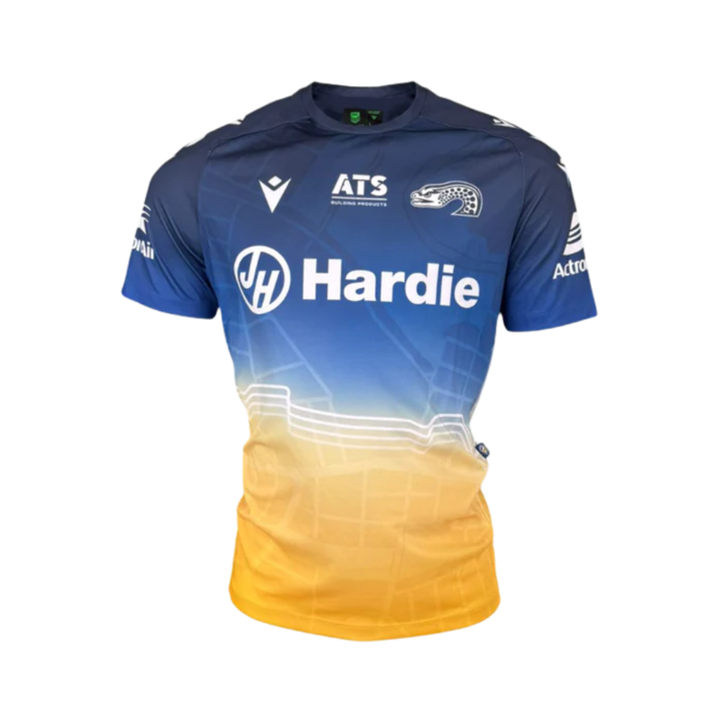 Parramatta Eels 2026 Mens Players Run Out Shirt