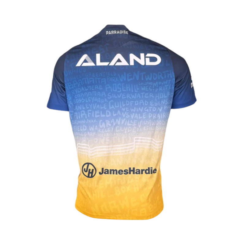 Parramatta Eels 2026 Mens Players Run Out Shirt