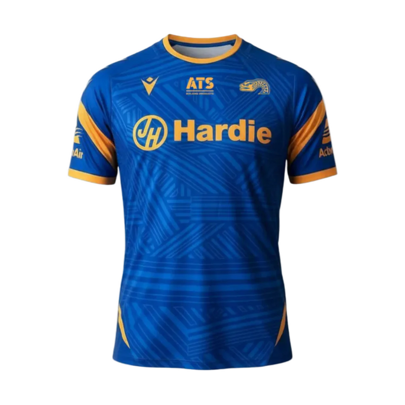 Paramada Blue Parramatta Eels 2026 Kids Players Training Shirt - Blue