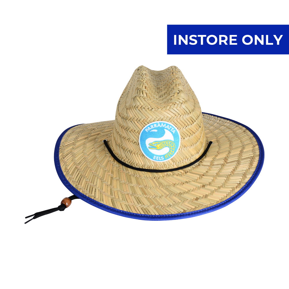 Parramatta Eels NRL Straw Hat with Retro Logo