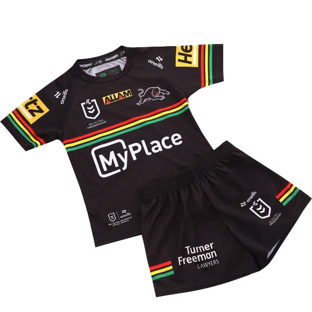 Penrith Panthers 2025 Baby / Toddler Home Jersey Set