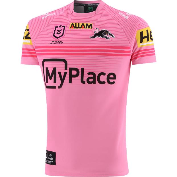 Penrith Panthers 2025 Mens Away Jersey - Pink
