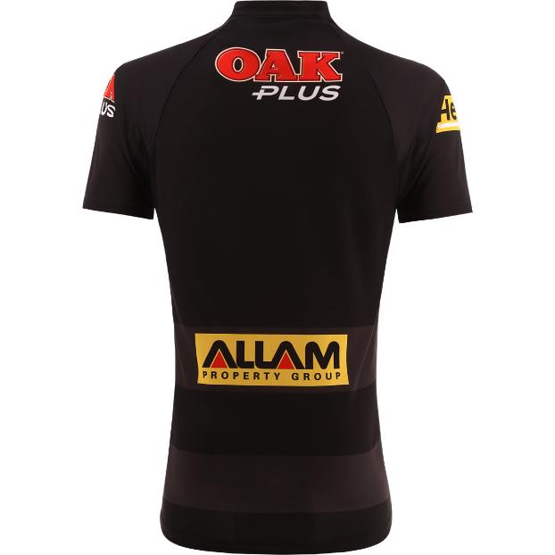 Penrith Panthers 2025 Mens Players Training Shirt - Black Back