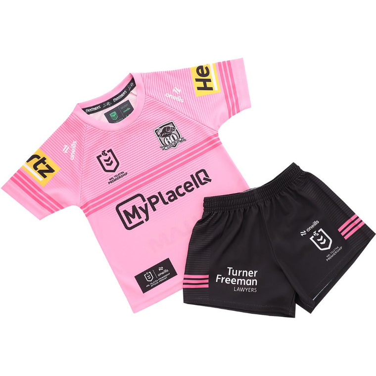 Penrith Panthers 2026 Baby / Toddler Away Jersey Set