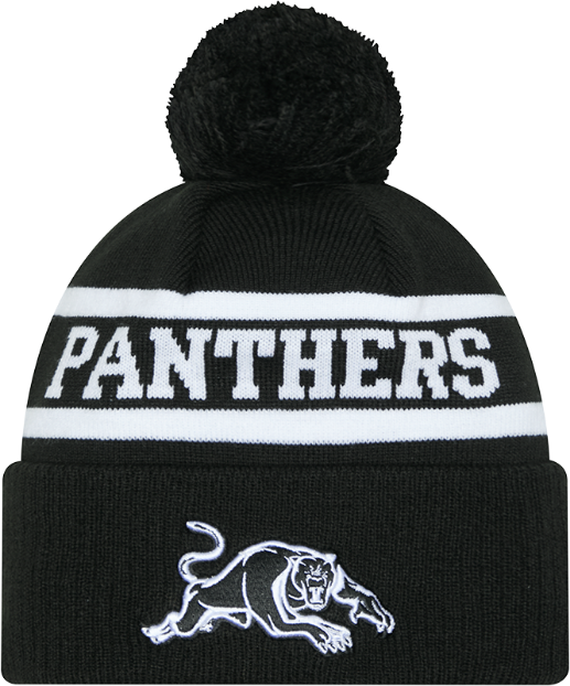 Penrith Panthers New Era Beanie - Monochrome