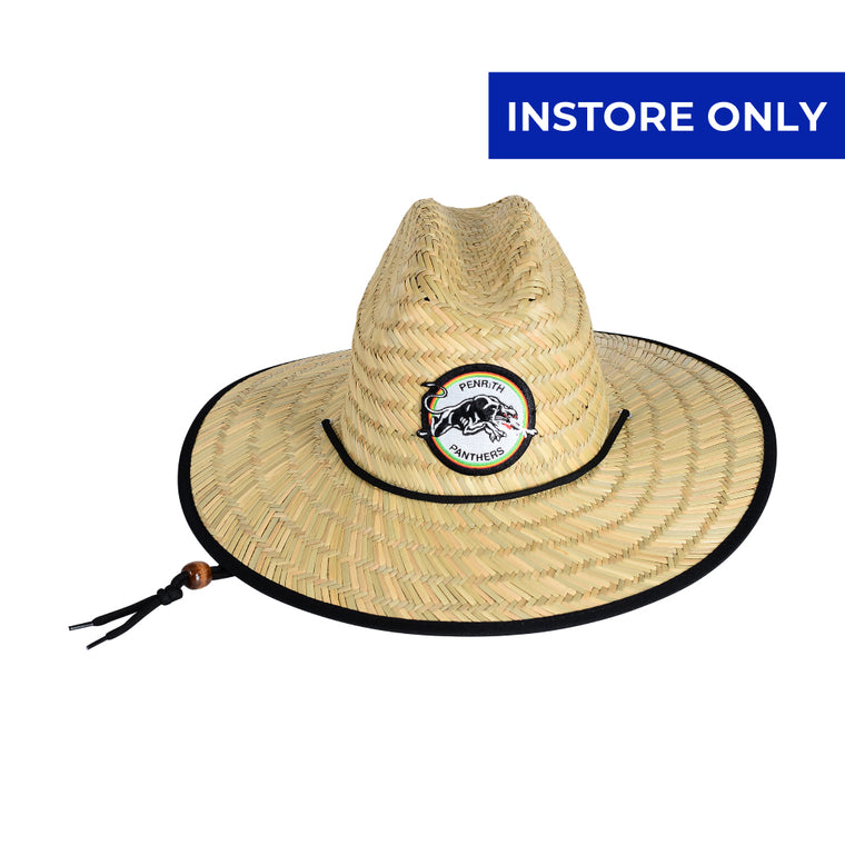 Penrith Panthers Retro Straw Hat