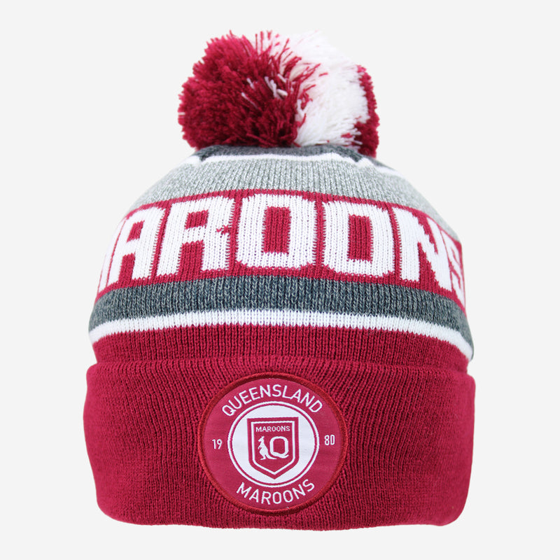 QLD Maroons Beanie - Tundra