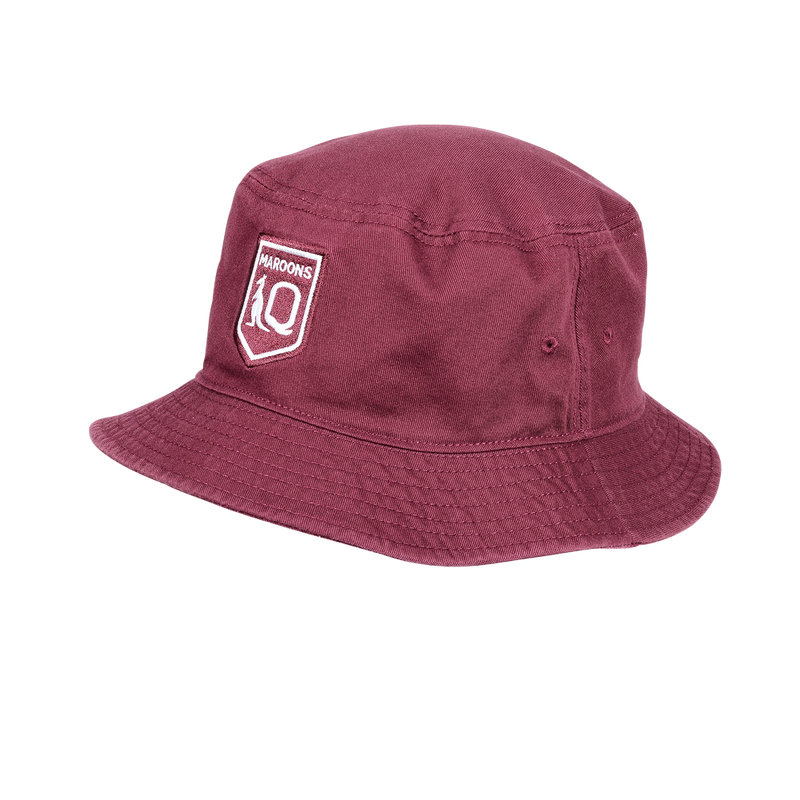 QLD Maroons Bucket Hat - Cotton