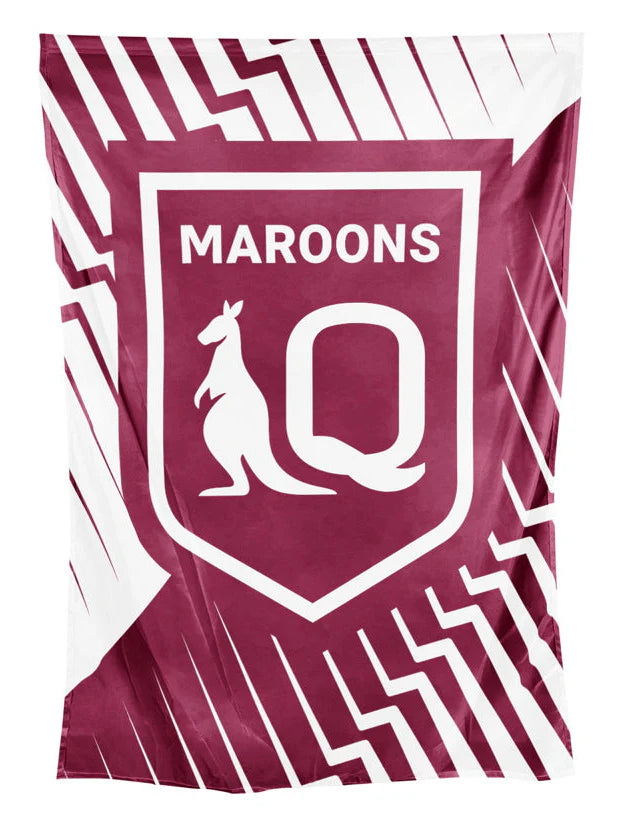 QLD Maroons Wall Flag