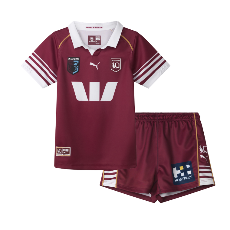 QLD Maroons 2026 Baby / Toddler Jersey Set