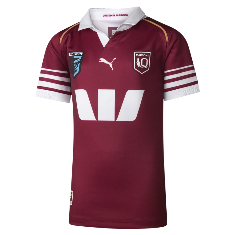 QLD Maroons 2026 Kids Jersey