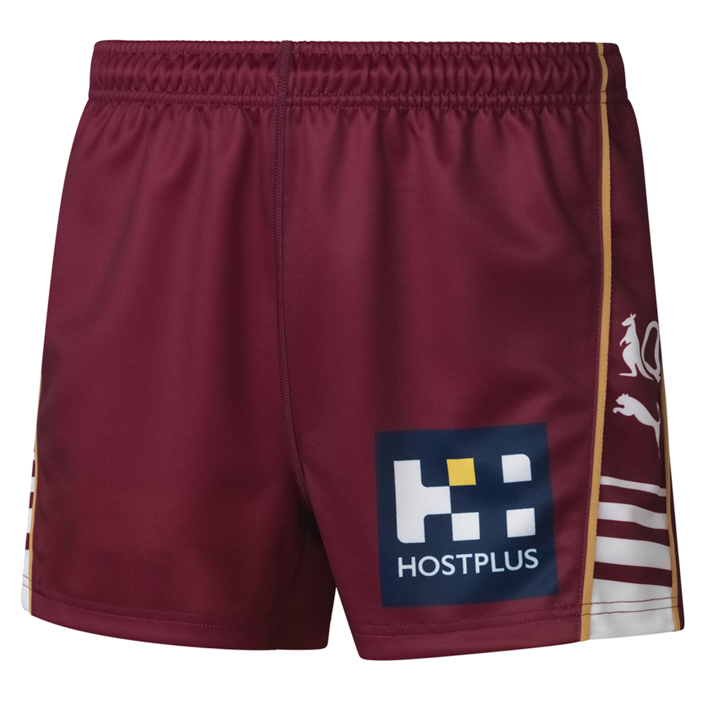 QLD Maroons 2026 Kids Players On-Field Shorts