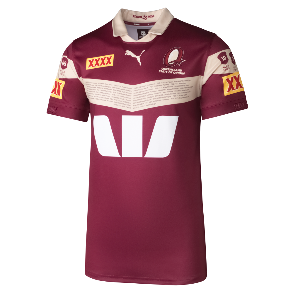 QLD Maroons 2026 Mens Captains Run Jersey
