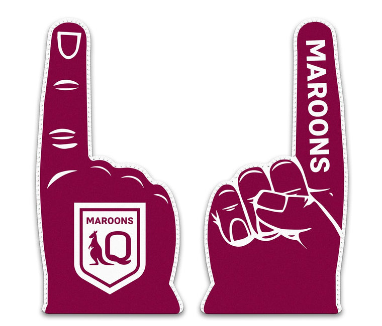 QLD Maroons Supporter Hand