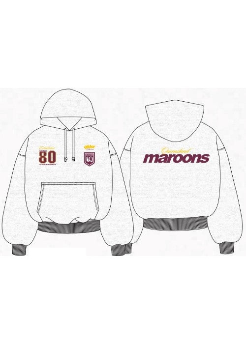 QLD Maroons Adults Supporter Hoodie