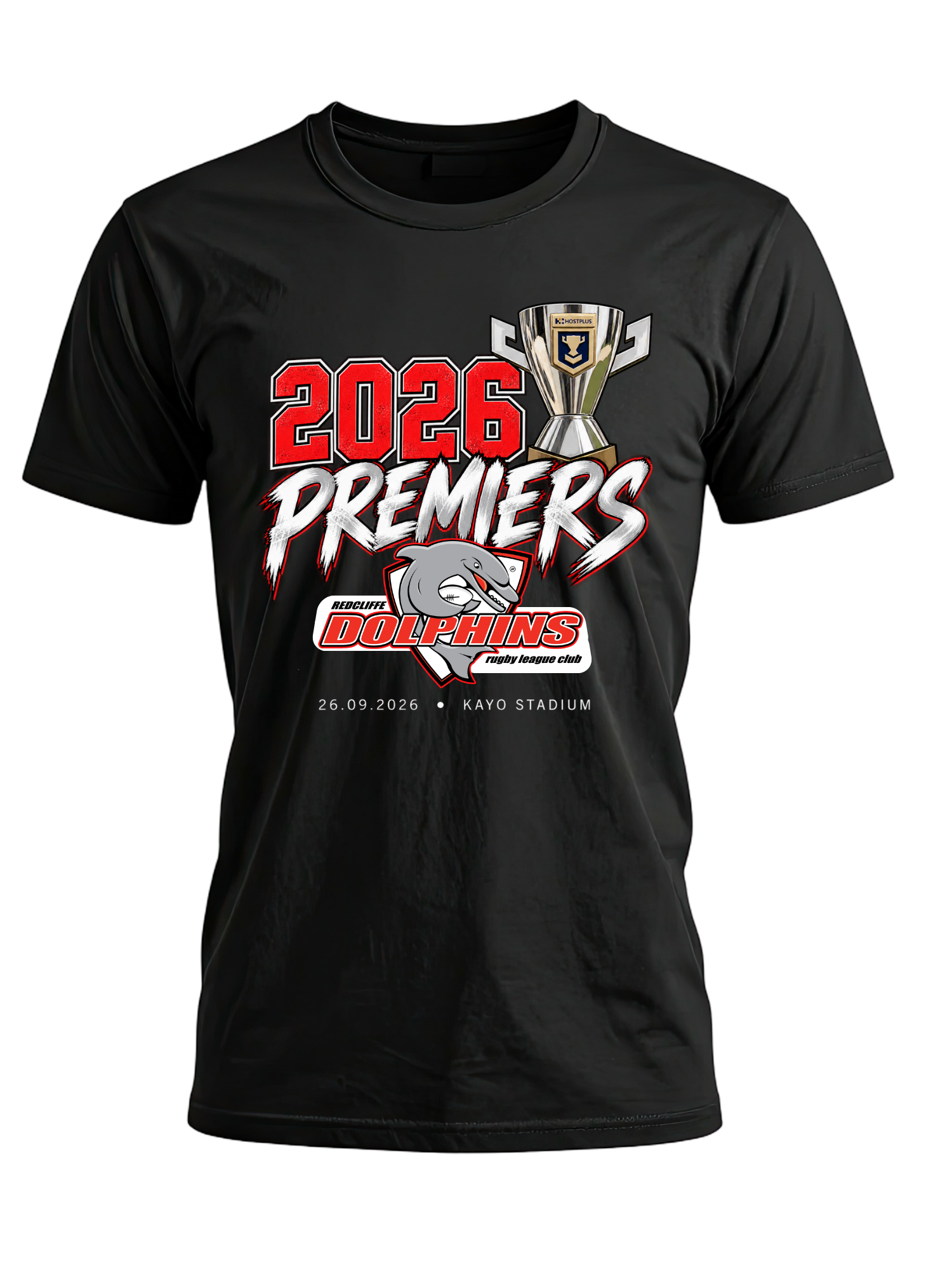 Redcliffe Dolphins 2026 Kids Premiers Shirt