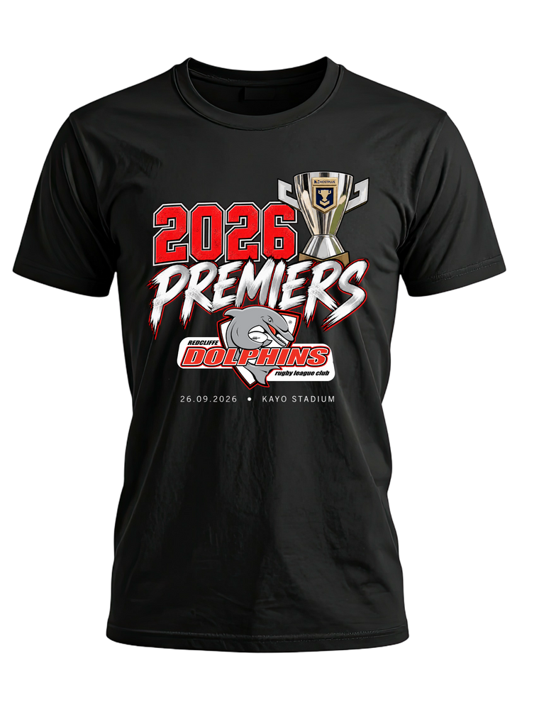 *PRE ORDER 2/10* Redcliffe Dolphins 2026 Adults Premiers Shirt