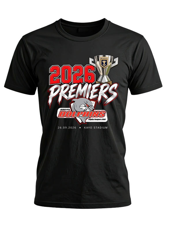 Redcliffe Dolphins 2026 Kids Premiers Shirt