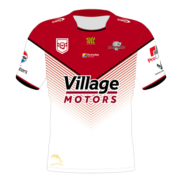 Redcliffe Dolphins 2025 Mens Away Jersey Front