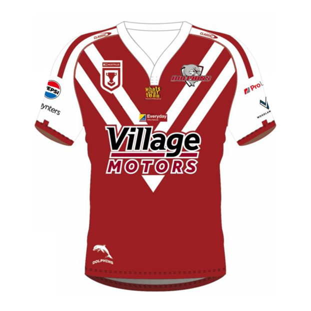 Redcliffe Dolphins 2025 Mens Heritage Jersey