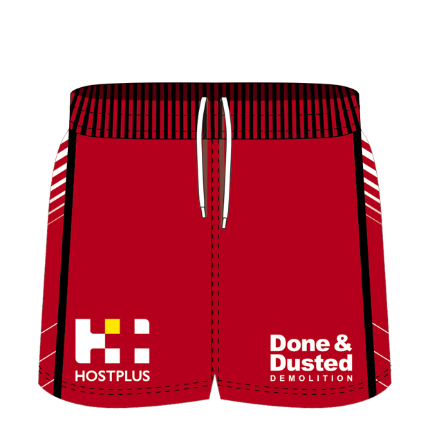 Redcliffe Dolphins 2025 Mens Players On-Field Shorts - Away