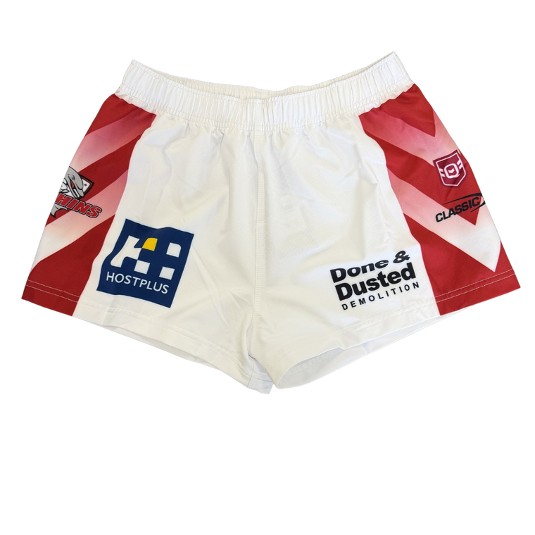 Redcliffe Dolphins 2026 Mens Players On-Field Shorts - Home