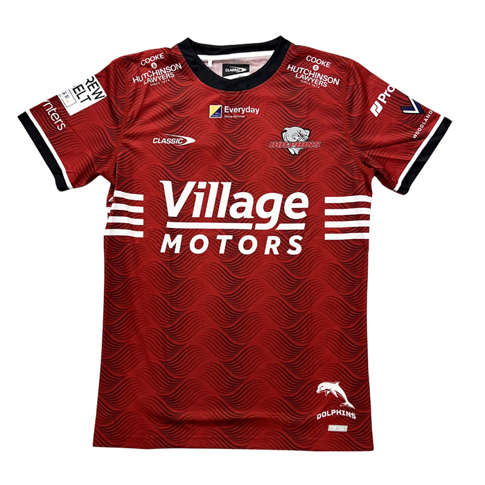 Redcliffe Dolphins 2026 Mens Players Training Shirt - Red