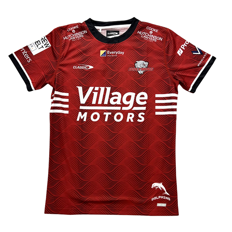 Redcliffe Dolphins 2026 Mens Players Training Shirt - Red