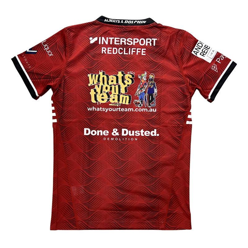 Redcliffe Dolphins 2026 Mens Players Training Shirt - Red