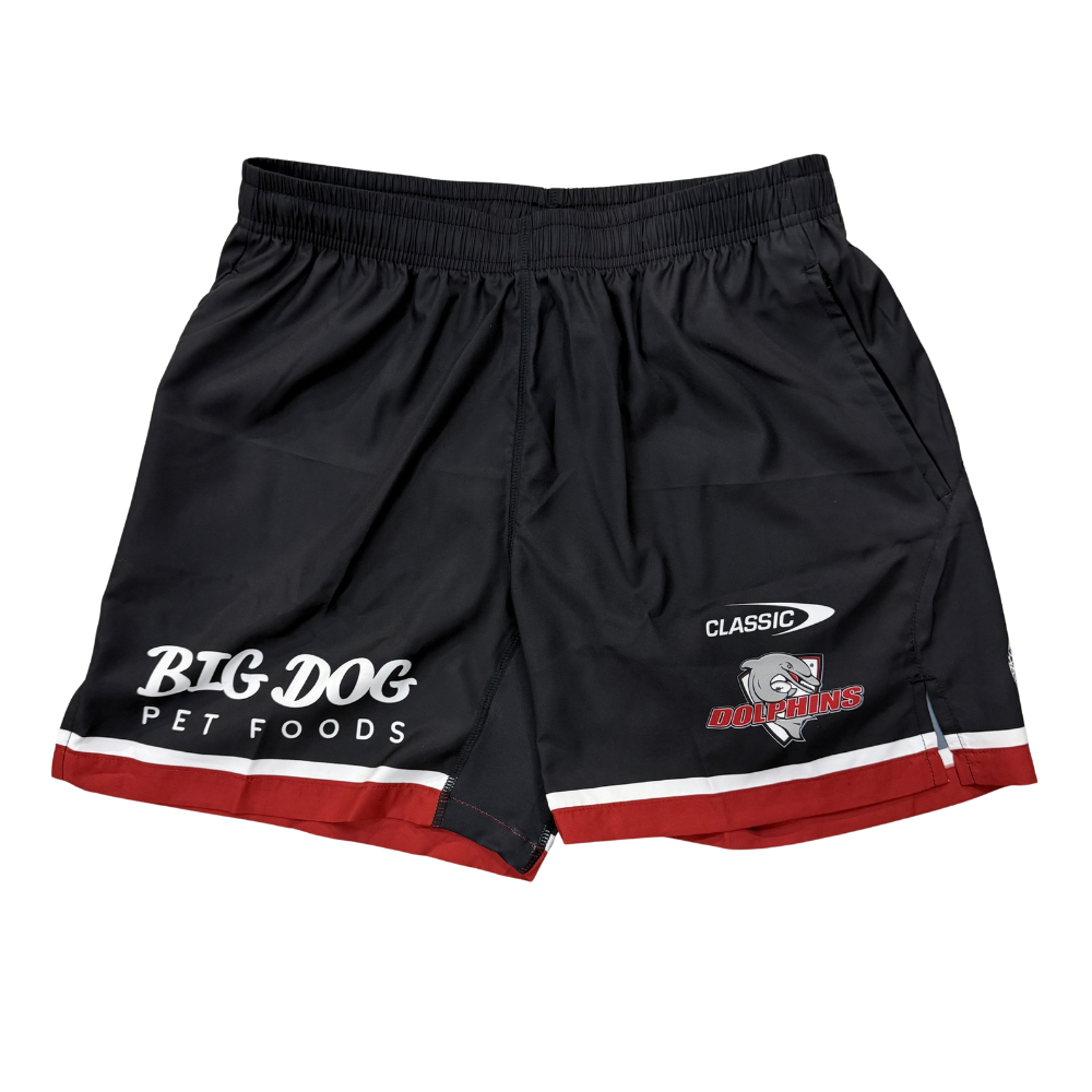 Redcliffe Dolphins 2026 Mens Players Training Shorts