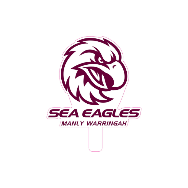 Manly Sea Eagles NRL Logo Cutouts - SMALL