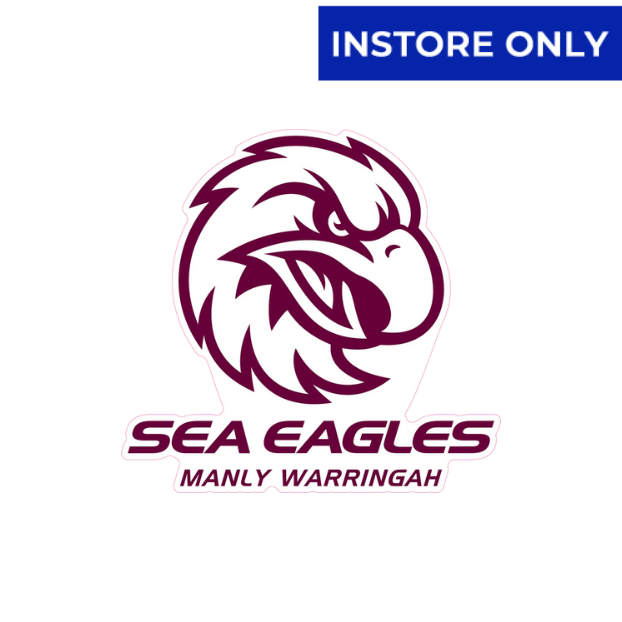 Manly Sea Eagles NRL Logo Cutouts - LARGE