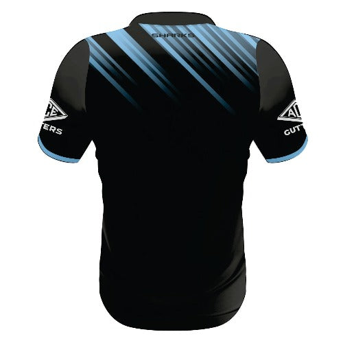 Cronulla Sharks 2024 Mens Players Media Polo