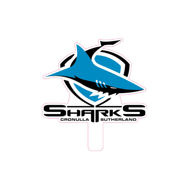 Cronulla Sharks NRL Logo Cutouts - SMALL