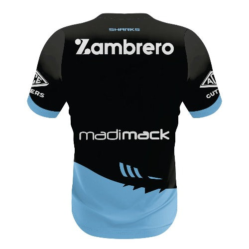 Cronulla Sharks 2024 Mens Players Warm Up Shirt