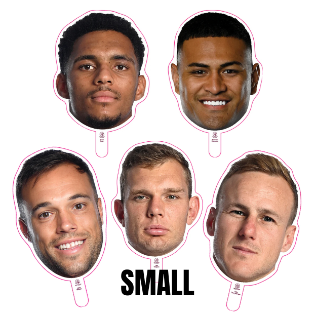 *PRE ORDER DEC* Manly Sea Eagles Player Head Cutouts - SMALL