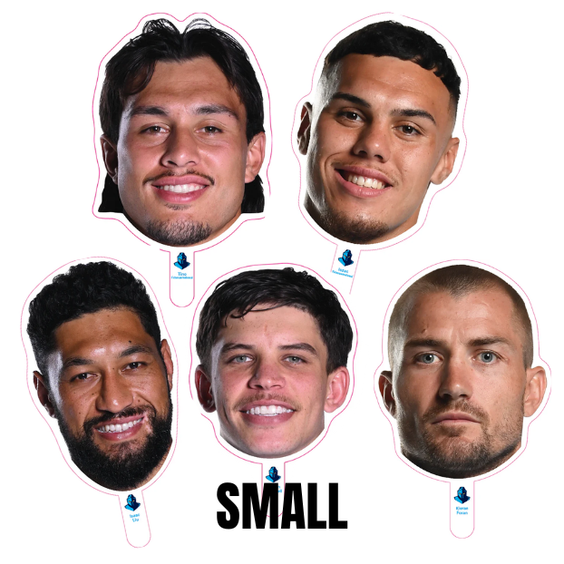 *PRE ORDER DEC* Gold Coast Titans Player Head Cutouts - SMALL