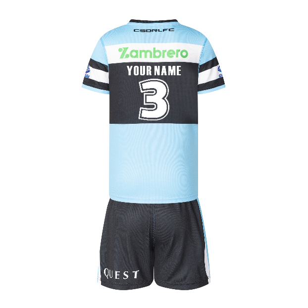 Cronulla Sharks 2025 Baby / Toddler Home Jersey Set