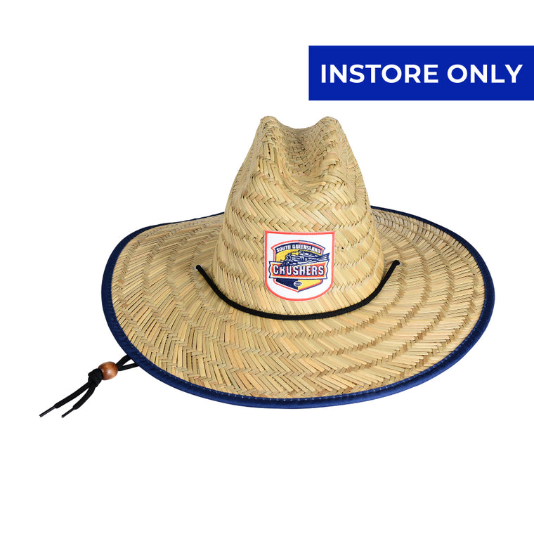 South Queensland Crushers Retro Straw Hat