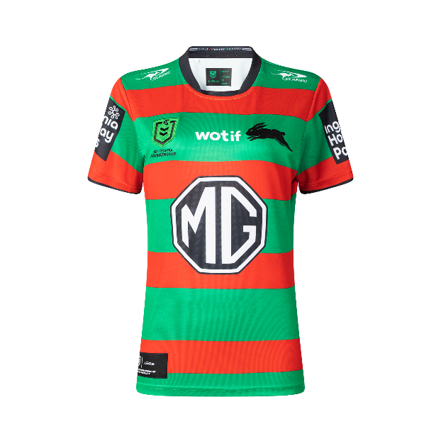 South Sydney Rabbitohs 2025 Ladies Home Jersey Front