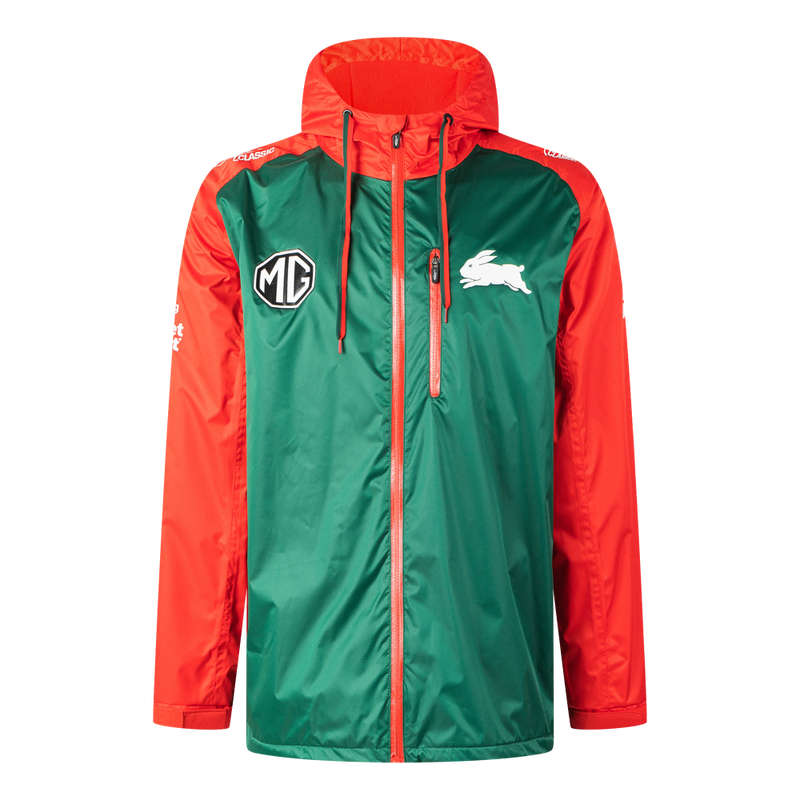 South Sydney Rabbitohs 2026 Mens Players Wet Weather Jacket
