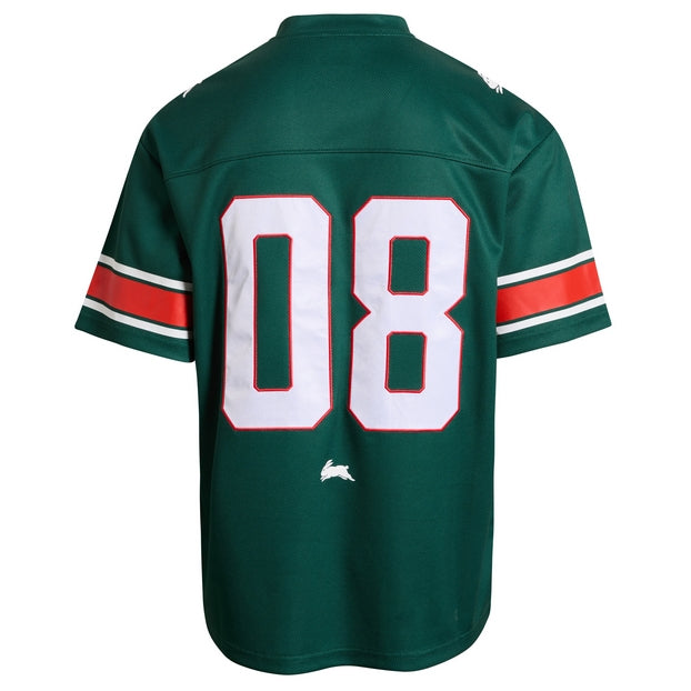 Green NRL gridiron jersey with number 08 on