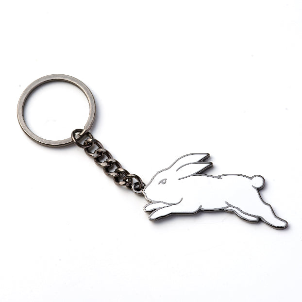 South Sydney Rabbitohs Keyring - Metal Logo