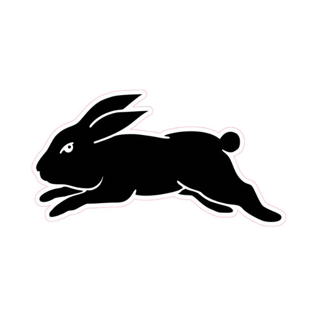 South Sydney Rabbitohs NRL Logo Cutouts - LARGE