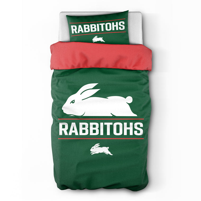 South Sydney Rabbitohs Quilt Cover - Single