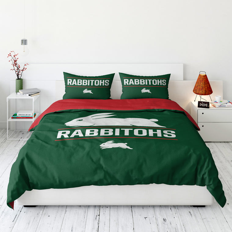 South Sydney Rabbitohs Quilt Cover - Double